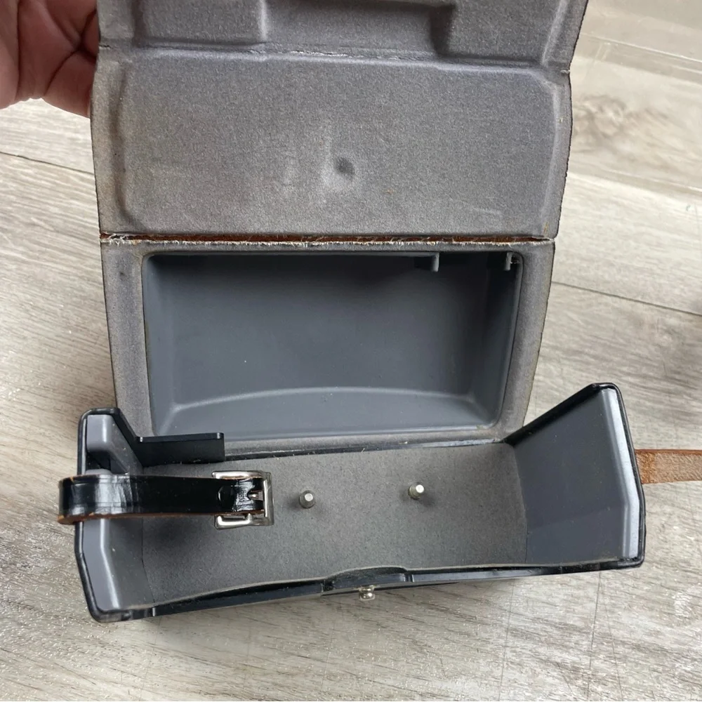 Vintage Kodak Germany Camera Case Black Leather #87189